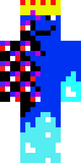 Скин Майнкрафт Игрока glitchblue_fire